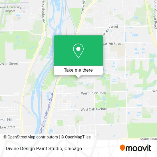 Divine Design Paint Studio map