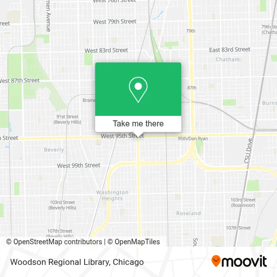 Woodson Regional Library map