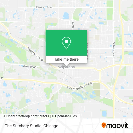 The Stitchery Studio map