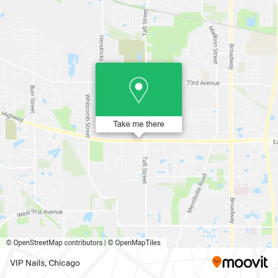 Vip Nails map