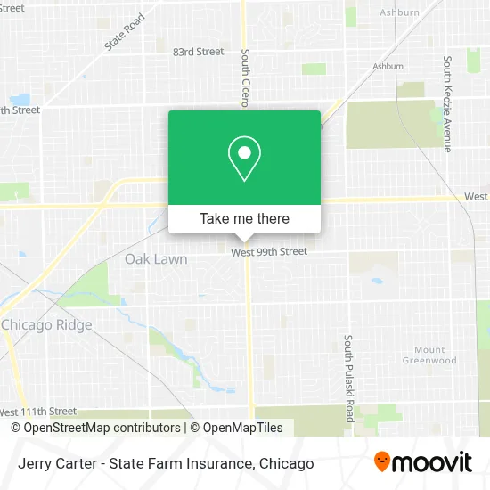 Jerry Carter - State Farm Insurance map