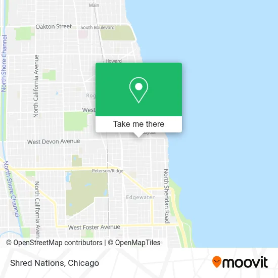 Shred Nations map
