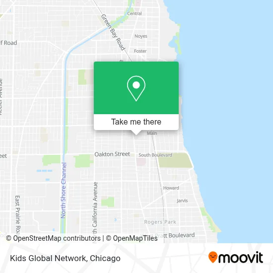 Kids Global Network map