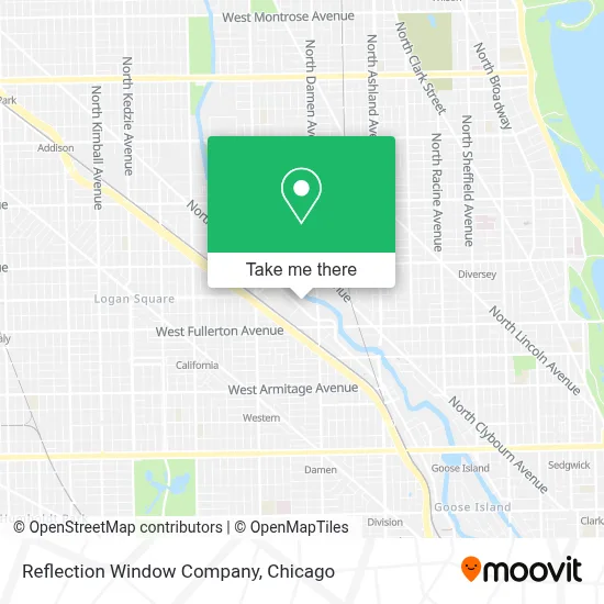 Reflection Window Company map