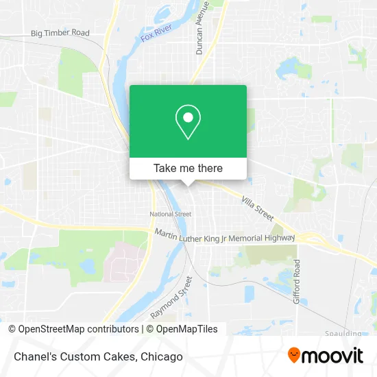 Chanel's Custom Cakes map