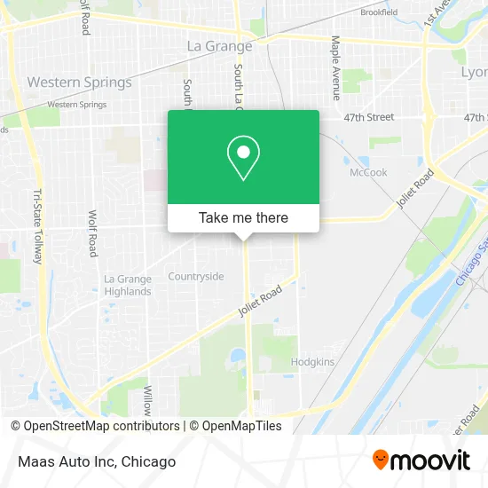 Maas Auto Inc map