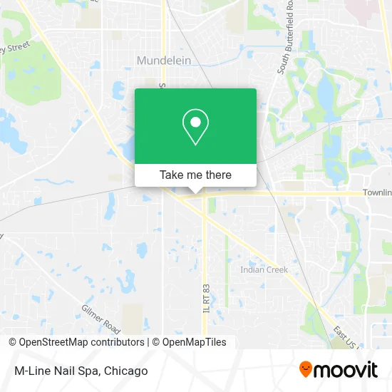 M-Line Nail Spa map
