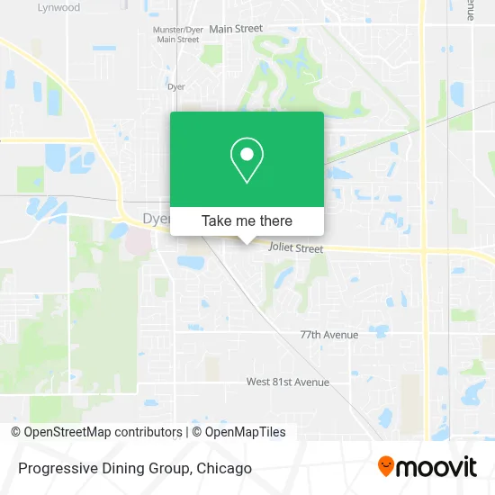 Progressive Dining Group map