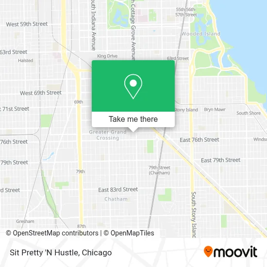 Sit Pretty 'N Hustle map