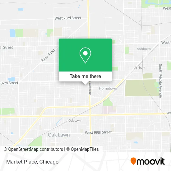 Market Place map
