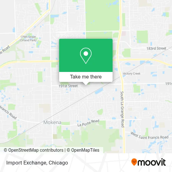 Import Exchange map