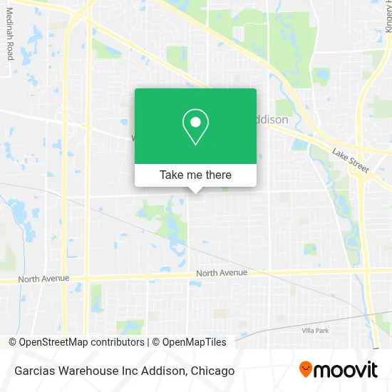 Garcias Warehouse Inc Addison map