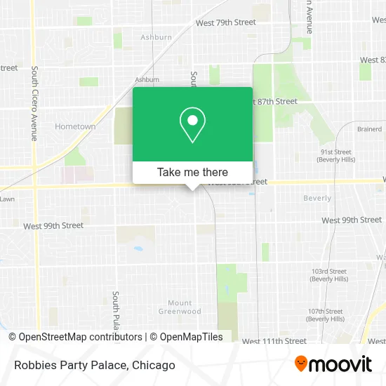 Robbies Party Palace map