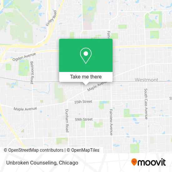 Unbroken Counseling map