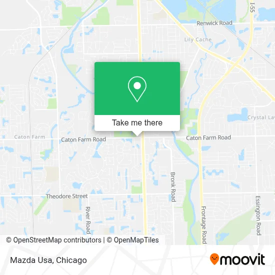 Mazda Usa map