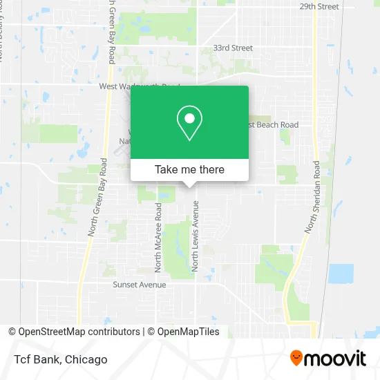 Tcf Bank map