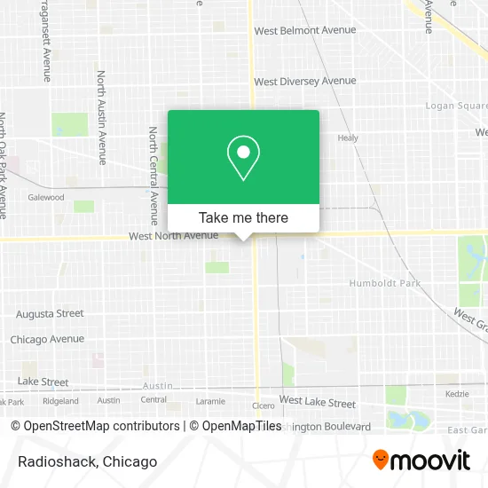 Radioshack map