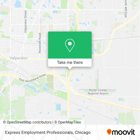 Express Employment Professionals map