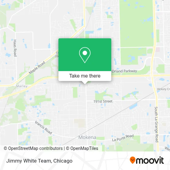 Jimmy White Team map