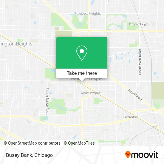 Busey Bank map