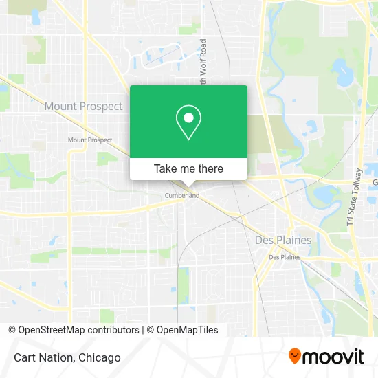 Cart Nation map