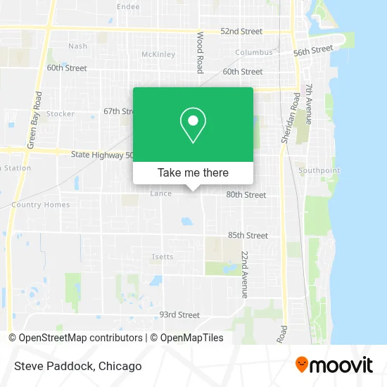 Steve Paddock map
