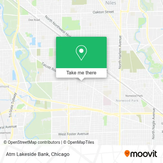 Atm Lakeside Bank map
