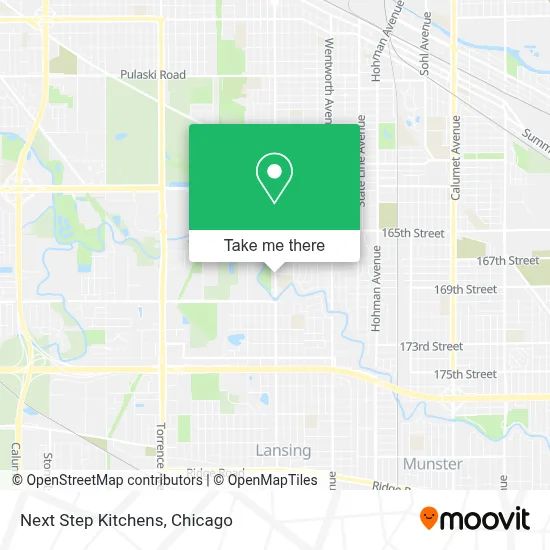 Next Step Kitchens map