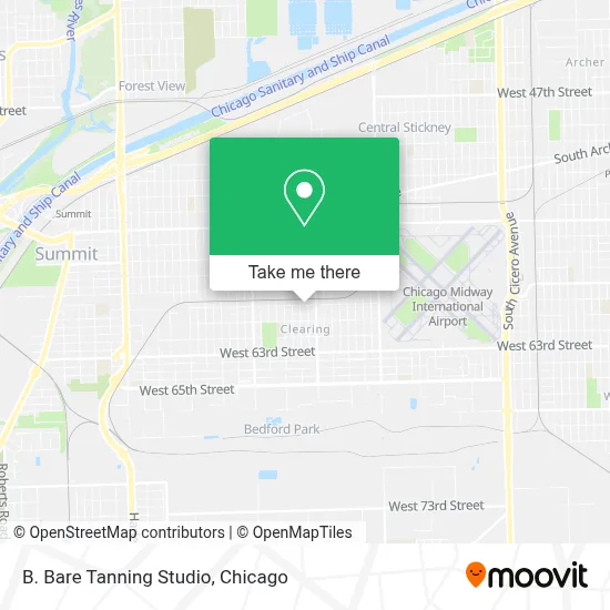 B. Bare Tanning Studio map
