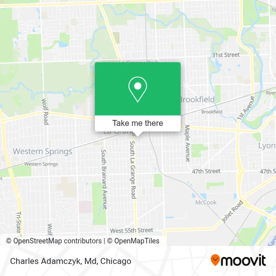 Charles Adamczyk, Md map