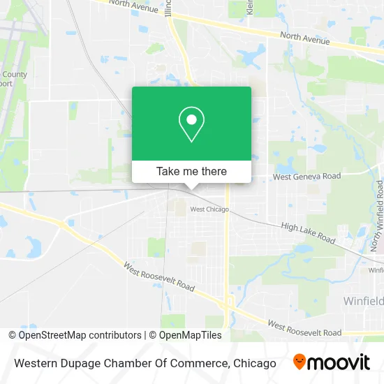 Western Dupage Chamber Of Commerce map
