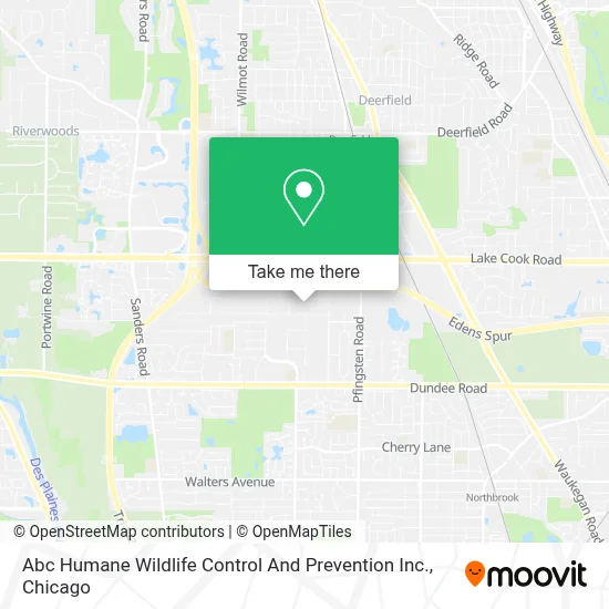 Abc Humane Wildlife Control And Prevention Inc. map