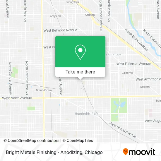Bright Metals Finishing - Anodizing map