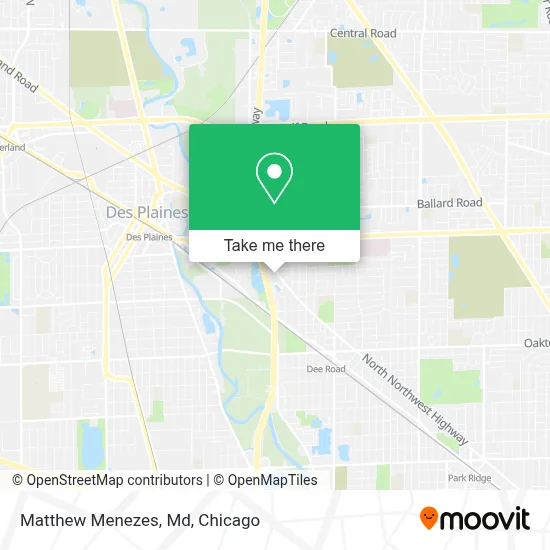 Matthew Menezes, Md map
