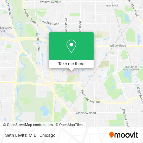 Seth Levitz, M.D. map