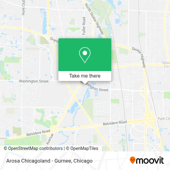 Arosa Chicagoland - Gurnee map