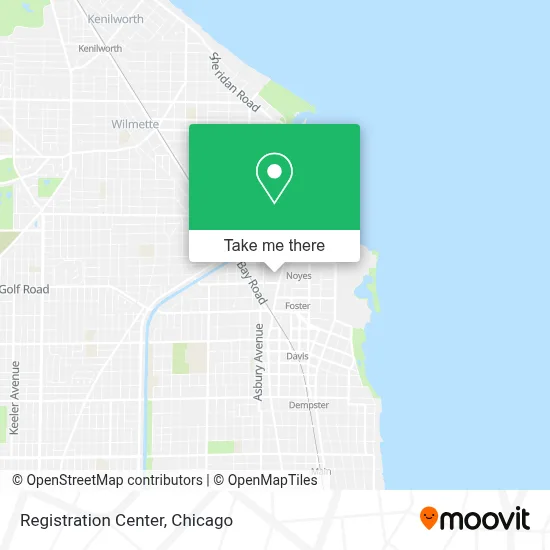 Registration Center map