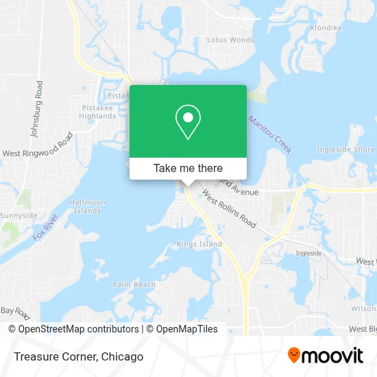 Treasure Corner map