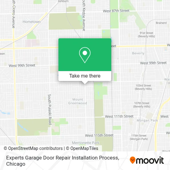 Experts Garage Door Repair Installation Process map