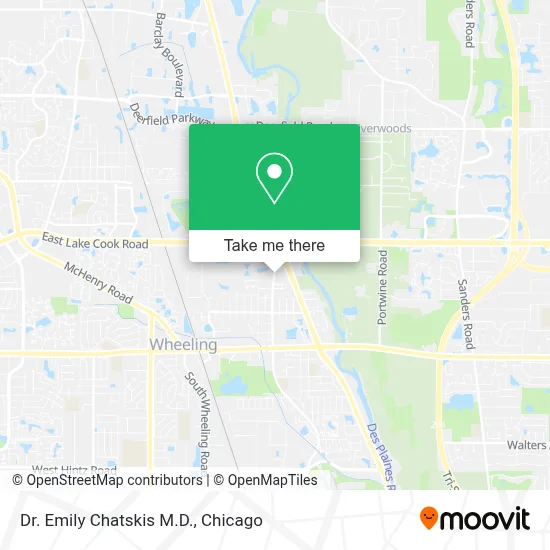 Dr. Emily Chatskis M.D. map