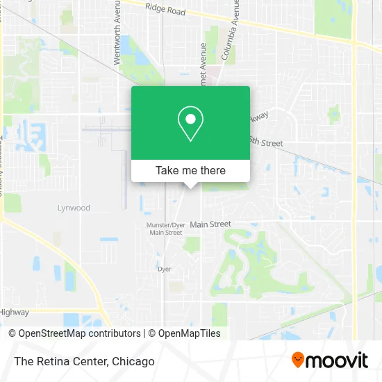 The Retina Center map