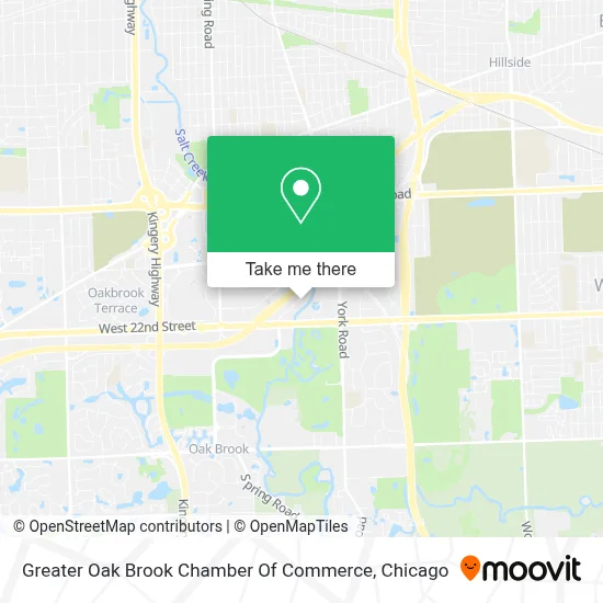 Greater Oak Brook Chamber Of Commerce map