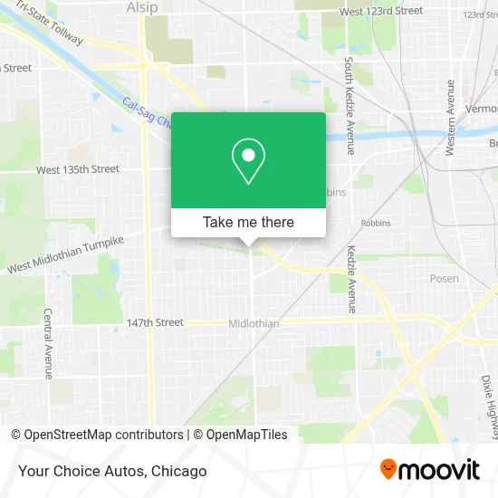 Your Choice Autos map
