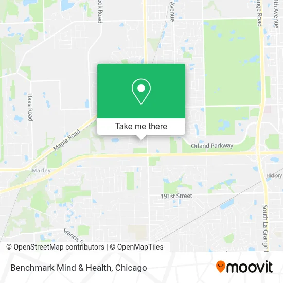 Benchmark Mind & Health map