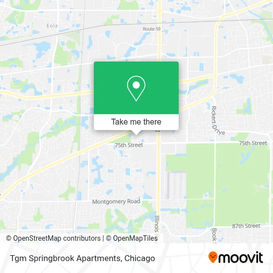 Tgm Springbrook Apartments map