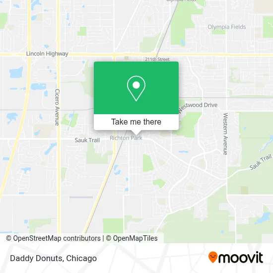 Daddy Donuts map