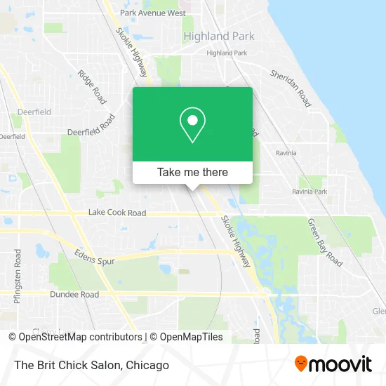 The Brit Chick Salon map