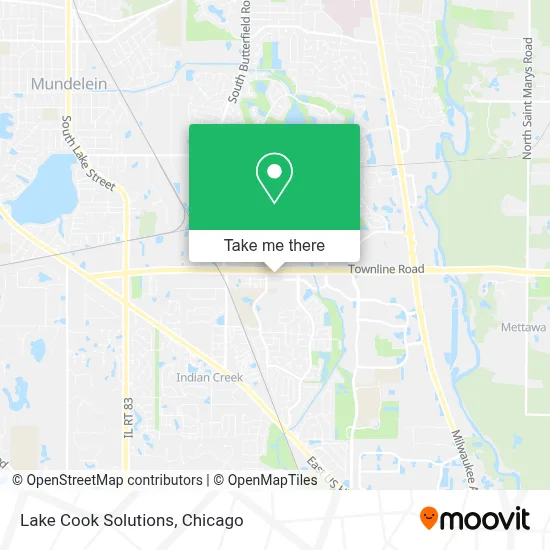 Lake Cook Solutions map