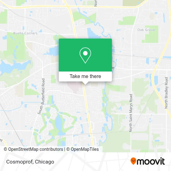 Cosmoprof map