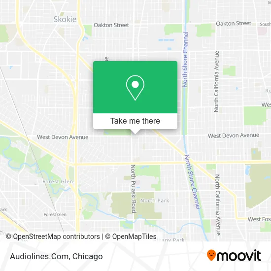 Audiolines.Com map